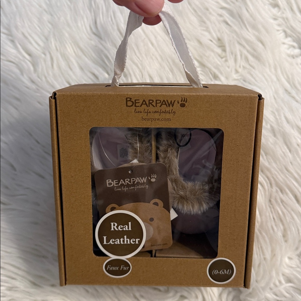 BearPaw Faux Fur Baby Booties - color Lipink brand new see all photos - Picture 8 of 9